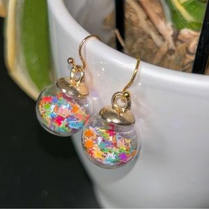 Multi-colored Wishing Ball Earrings